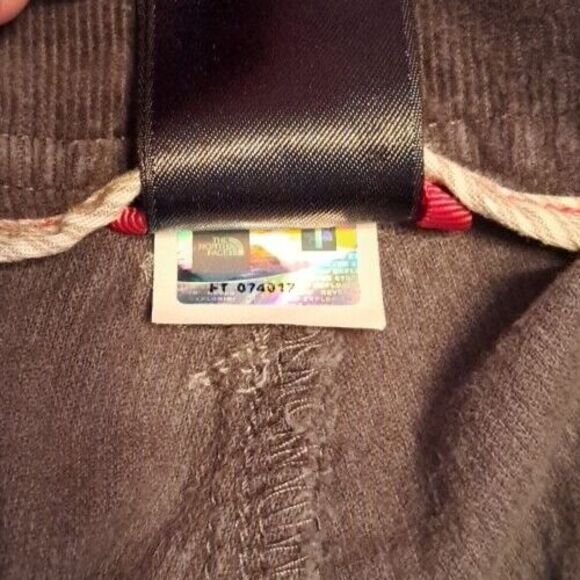 The North Face Pants Women's 8 Grey Corduroy Low Rise Hiking Trail Pants - Picture 13 of 13